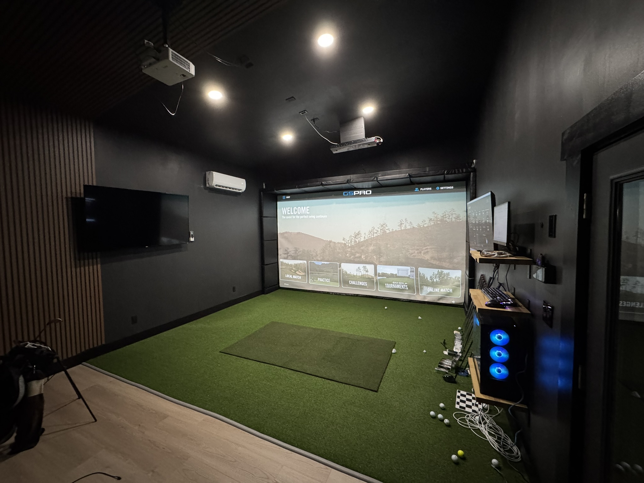 Inside the simulator
